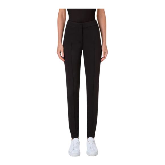 Akris Punto Pants - Akris Punto pants Mara skinny knit black size 8